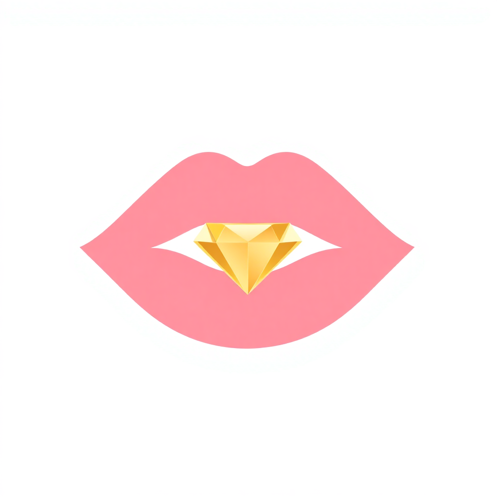 Logo 15 - diamond lips